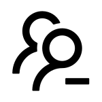Usergroup Delete SVG Icon